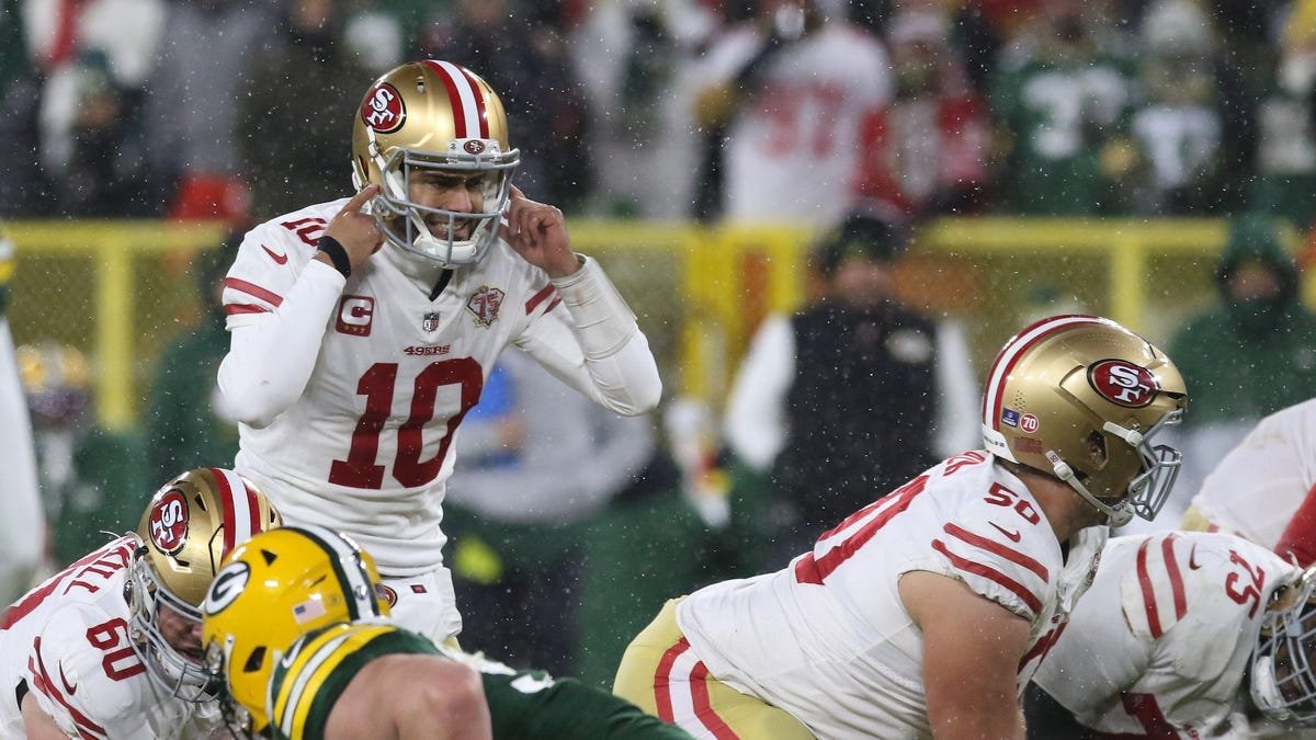 Jimmy G keeps on stinking but the 49ers keep on winning