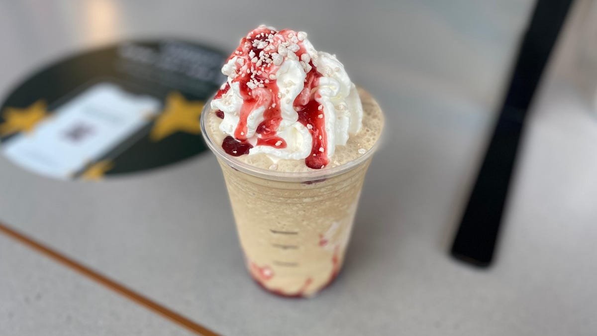 Review: Starbucks' new Strawberry Funnel Cake Frappuccino