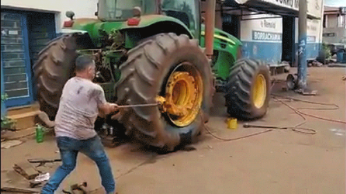 How NOT To Set A Bead On A Tire