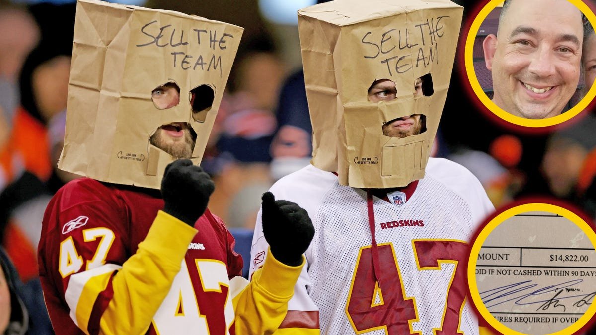 Hey Dan Snyder, come get your bounced check!