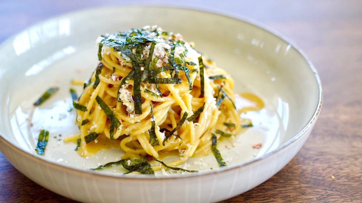 Make miso-butter spaghetti carbonara, the gateway to Japanese-Italian cooking