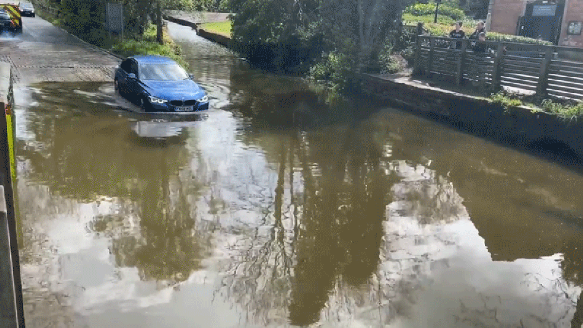A Water Crossing In The UK Keeps Breaking BMWs...And Other Arrogant Cars