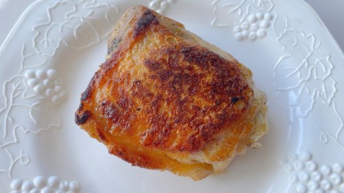 You Should Pour Boiling Water on Your Chicken Thighs