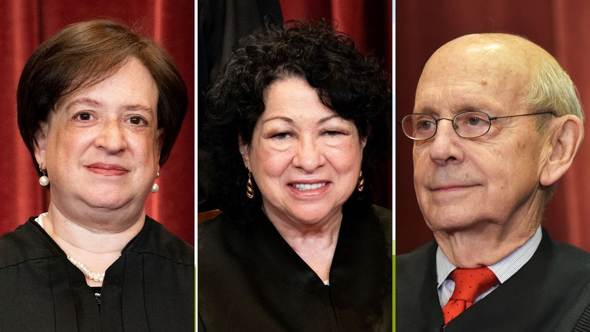 Liberal Justices Deliver Blistering Dissent on Roe: Supreme Court Says 'a Woman Has No Rights to Speak Of'
