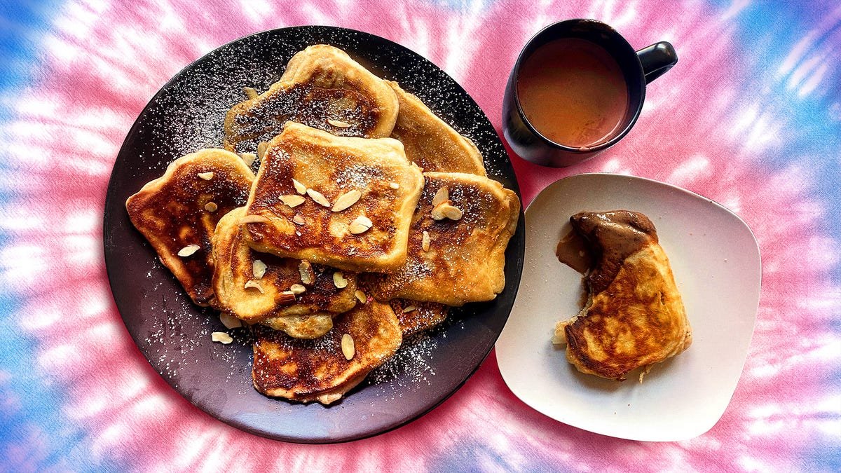 Butter up your breakfast with Flaky Almond Pancakes
