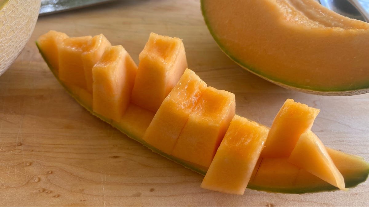 The Easiest Way to Peel a Cantaloupe