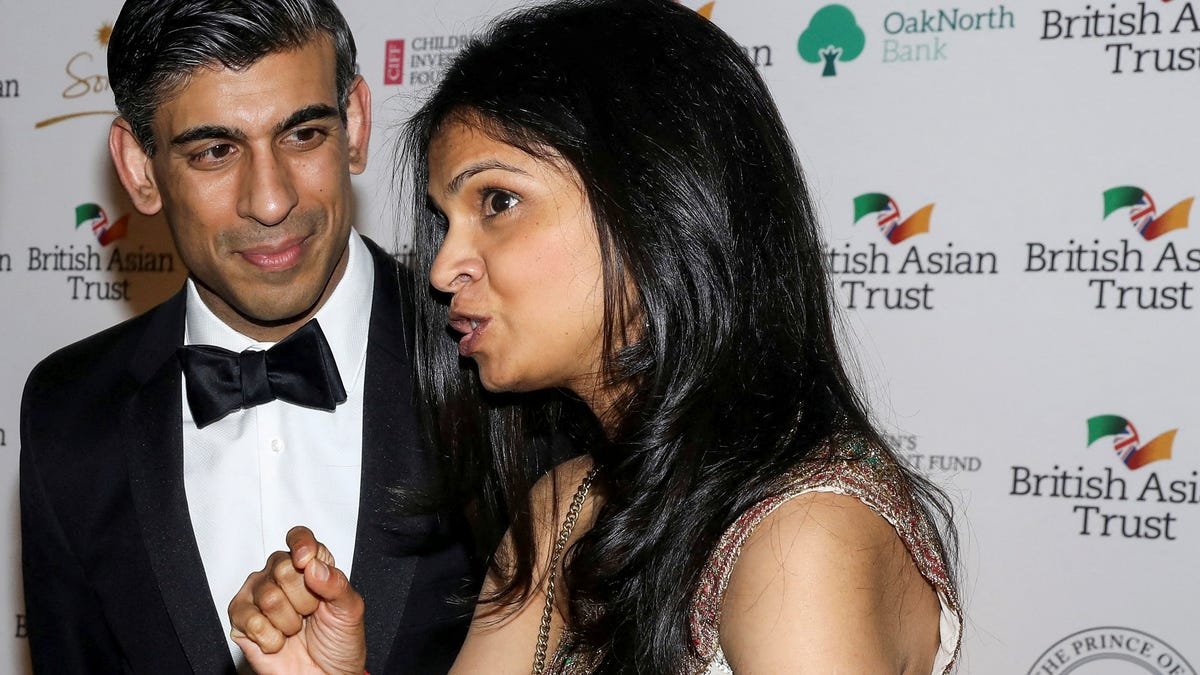 Rishi Sunak and his wife are richer than King Charles