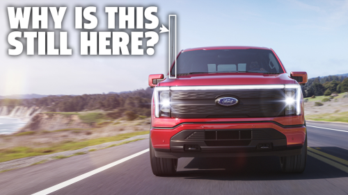 Here's Why A Modern Truck Like the 2022 Ford F-150 Lightning Still Has Such An Old-School Antenna