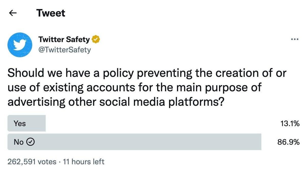 Twitter Suddenly Reverses Course on 'Policy' That Banned Links to Competing Social Media Sites