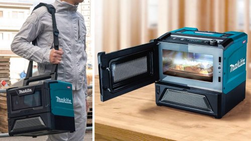 This 20 Pound Portable Microwave Can Heat 11 Meals In Between Charges
