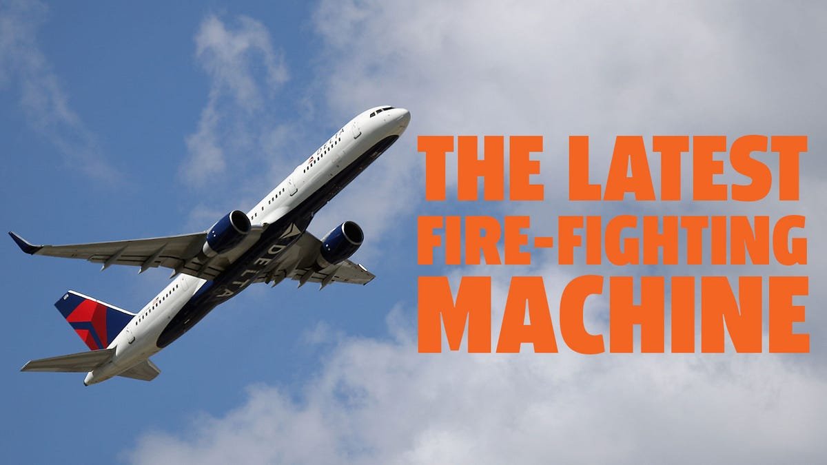 A Boeing 757 Passenger Plane Is Being Turned Into A Fire Fighting Monster