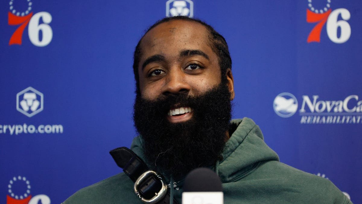 James Harden expects us to believe he had no choice in going to the Nets last year