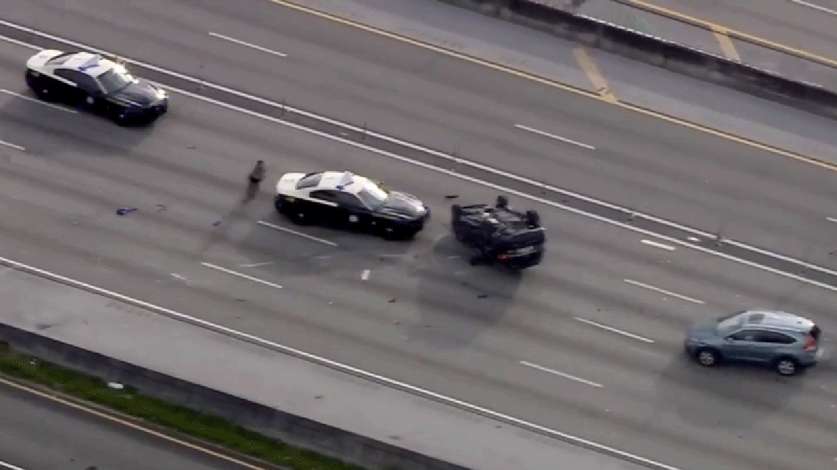 Totally Worth-It Police Chase Ends In Horrific Crash, Cops Ram Disabled Vehicle