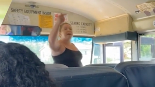 North Carolina Karen Boards School Bus Full of Children, Shouts N-Word at Black Girl, Messes Around and Finds Out