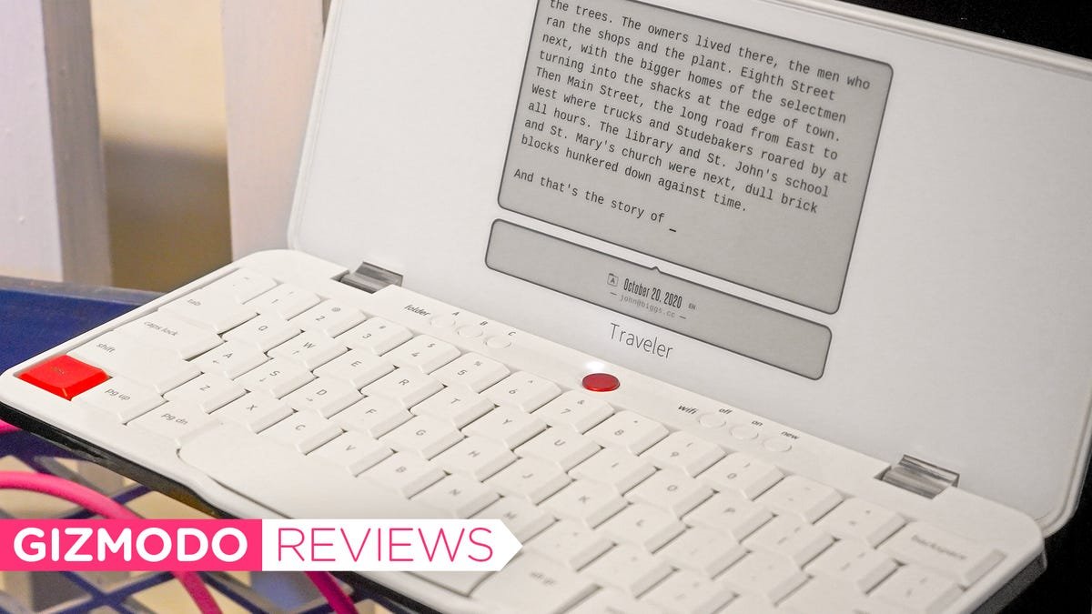 The Freewrite Traveler Is Beautiful Distraction-Free Writing That Won't Finish Your Novel For You
