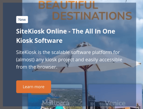 Kiosk Software - Sitekiosk - Digital Signage CMS Made Easy