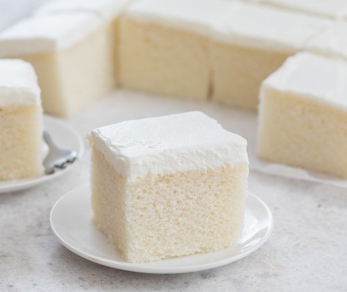 4 Ingredient White Cake (No Eggs, Butter or Milk)