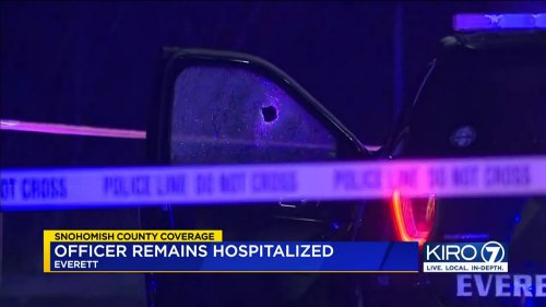 Everett police officer released from hospital after being shot in head Wednesday