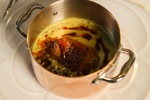 Potage de lentilles au foie gras, la recette de Yannick Alléno