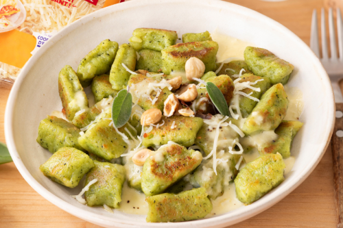 Gnocchis de brocolis au fromage