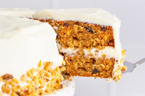 Layered Carrot Cake from Scratch - Best EVER!!
