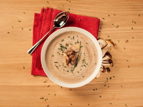 Creamy mushroom soup | Recipe | Kitchen Stories