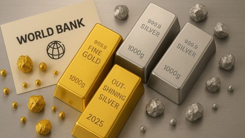 World Bank flips its script, sees gold outshining silver in 2025