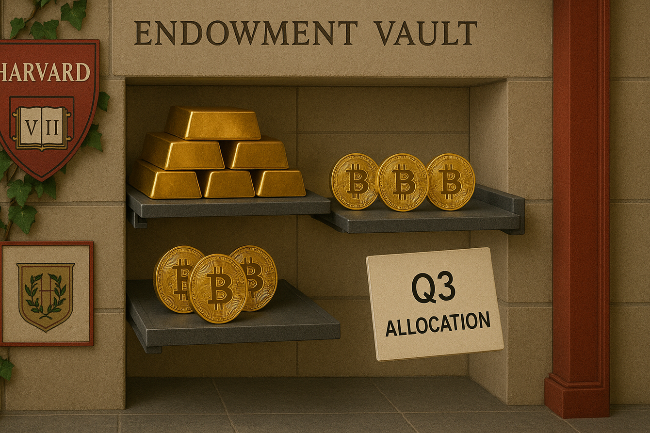 Harvard endowment fund increases holdings in Bitcoin and gold in Q3