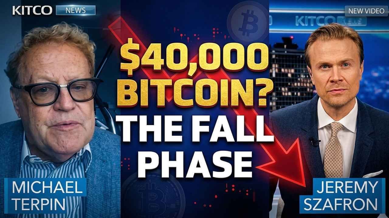 Bitcoin enters ‘fall phase’ with $40K–$55K downside as gold leads debasement trade, Terpin says