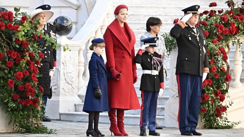 Nationalfeiertag in Monaco: Fürstin Charlène brilliert als Lady in Red