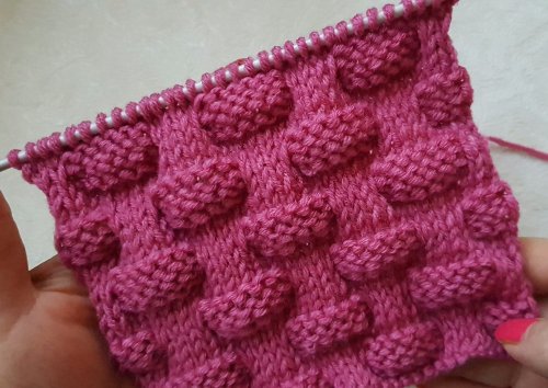 Free Knitting Patterns - Checker Stitch Knitting Pattern