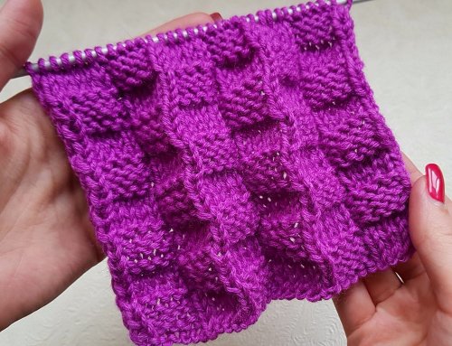 Free Knitting Patterns - Pleated Accordion Stitch