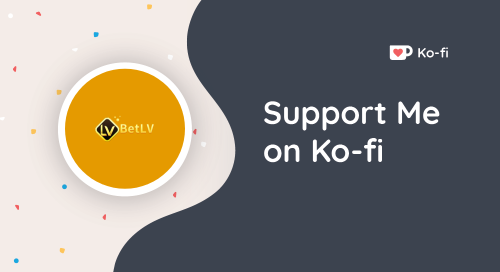 BETLV's Ko-fi profile. ko-fi.com/betlvbet