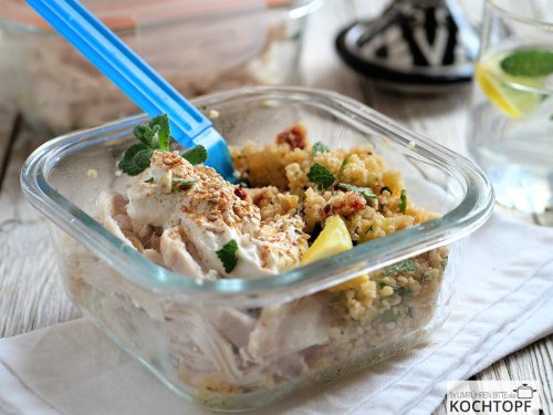 Couscous-Salat für Meal Prep