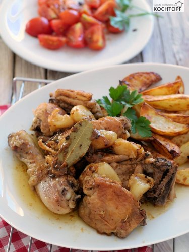 Pollo al ajillo (Knoblauchhähnchen) – So schmeckt Spanien!