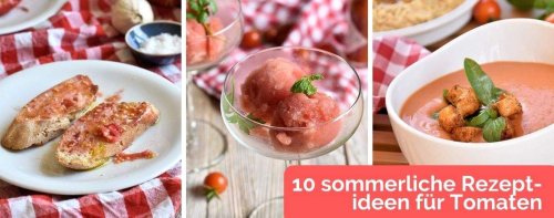Tomaten-Rezepte – 10 köstliche sommerliche Rezeptideen für Tomaten