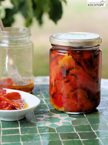Peperoni in Öl {Peperoni sott’olio}