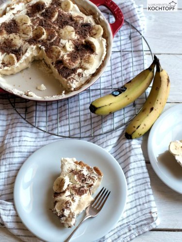 Banana Cream Pie – köstliche Kalorienbombe wie aus dem amerikanischen Diner!