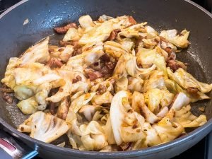 Rezept schwäbische Krautfleckerl | einfach, schnell, günstig, wahlweise vegan - KochTrotz ♥ Lieblingsrezepte für Dich ♥ mit Tausch-Zutaten