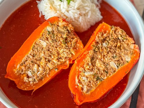 Gefüllte Paprika aus dem Reiskocher – Das beste Rezept ohne Backofen
