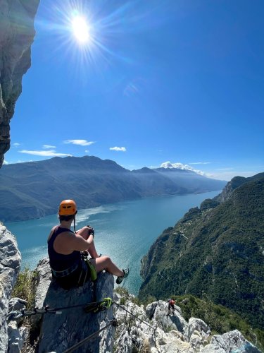 Gardasee - vier Klettersteige an einem Tag erklimmen