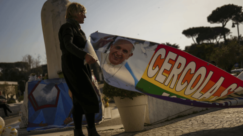 Pope Francis records audio greeting from hospital to thank people for their prayers