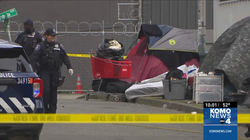 journalist and cameraman shot