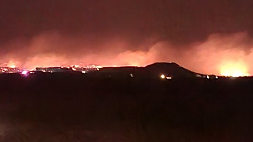 Crews battling massive wildfire, forcing evacuations in Texas