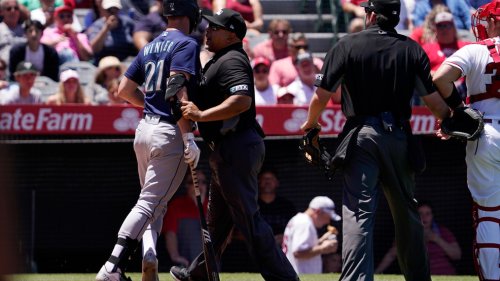 After epic bench clearing brawl, 12 Mariners, LA Angels players disciplined for game fight