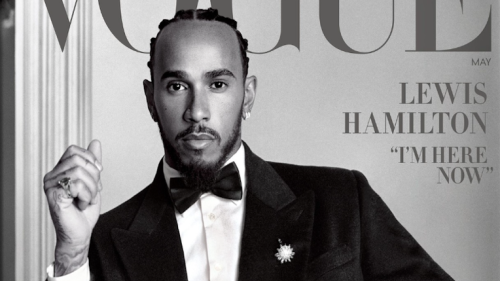 Lewis Hamilton en pole position du Vogue US édition Met Gala