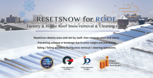 Korean startup company Reset uses robotic technology to clean and remove snow