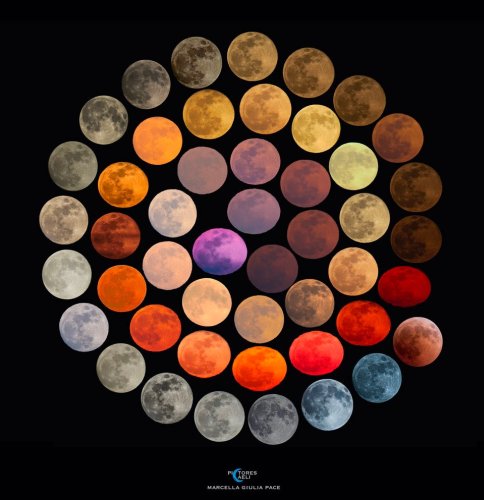 The Many Colors of the Moon