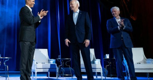 Biden touts a $25M haul from fundraiser featuring Barack Obama and Bill Clinton