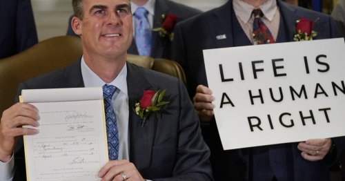 Oklahoma's legislature passes a bill banning nearly all abortions